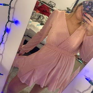 star detailed dress